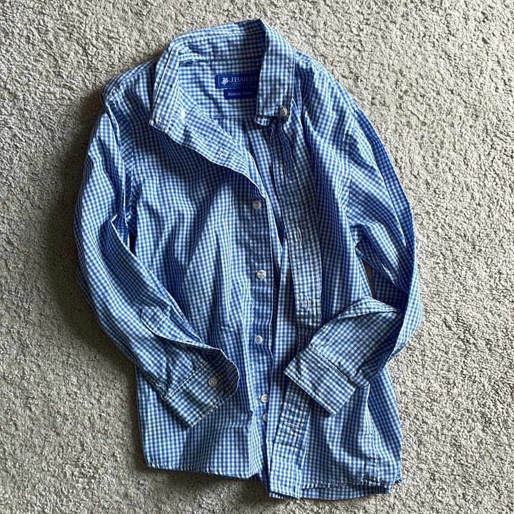 J. Bailey Roscoe button down shirt size 7.